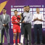 पुर्णिमा राई। Poornima Rai, SAFF U20 Championship 2025, Nepal Women's Football, SAFF Top Scorer, Nepal vs Bangladesh, Sagarika, Nepali Women Footballer