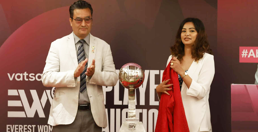 एभरेष्ट महिला भलिबल लिग, महिला खेलकुद नेपाल, महिला भलिबल, स्नेभी चापागाईं, शुभेक्षा खड्का, ईडब्लुभिएल २०२५, महिला सशक्तिकरण खेलकुद, नेपाली महिला खेलाडी, महिला अक्सनियर, फ्रेन्चाइज लिग नेपाल
