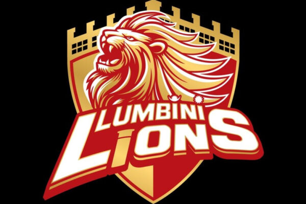 Lumbini Lions new logo, Nepal Premier League team logo, लुम्बिनी लायन्स लोगो, नेपाल प्रिमियर लिग क्रिकेट, बुद्धभूमि लुम्बिनी, अशोक स्तम्भ, मायादेवी मन्दिर, नेपाली झन्डा, cricket team identity Nepal, NPL franchise logo unveiling.