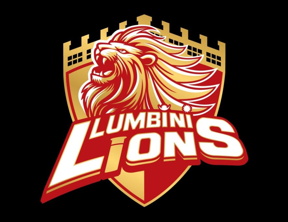 Lumbini Lions new logo, Nepal Premier League team logo, लुम्बिनी लायन्स लोगो, नेपाल प्रिमियर लिग क्रिकेट, बुद्धभूमि लुम्बिनी, अशोक स्तम्भ, मायादेवी मन्दिर, नेपाली झन्डा, cricket team identity Nepal, NPL franchise logo unveiling.