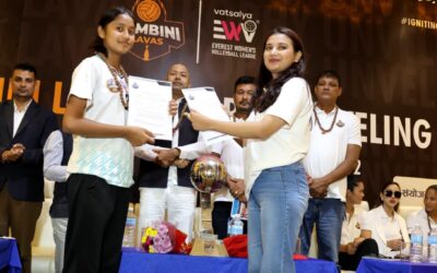 जानकी केसी, लुम्बिनी लाभाज, महिला भलिबल लिग, EWVL 2025, वात्सल्य एभरेष्ट महिला भलिबल