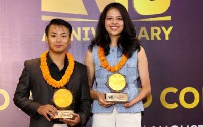 पलेशा गोवर्धन अवार्ड, विजय सिन्जाली कराते, हाम्रो खेलकुद अवार्ड, नेपाली खेलकुद पत्रकारिता, खेलकुद कन्क्लेभ, महिला खेलाडी सम्मान, खेल पर्यटन नेपाल, टंकलाल घिसिङ, पारस खड्का, सावित्रा भण्डारी, नेपाली खेल समाचार.