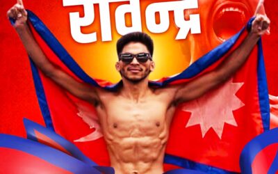 रवीन्द्र ढाँट, एमएफएन च्याम्पियन, नेपाली फाइटर, एमएमए नेपाल, बान्टमवेट, रेस्लिङ, चुनरेङ कोरेन, मिक्स मार्सल आर्ट्स