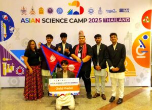 नेपाली विद्यार्थी स्वर्णपदक, एशियन साइन्स क्याम्प २०२५, Xavier International College, विज्ञानमा नेपाल, नोबेल विजेता सामेल कार्यक्रम, नेपाली शैक्षिक सफलता, नेपाल थाइल्याण्ड विज्ञान क्याम्प