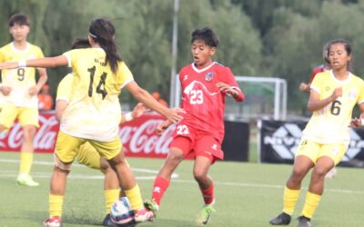 नेपाल महिला फुटबल, U-20 महिला एसियन कप, नेपाल बनाम भुटान, सेनु परियार गोल, नेपाली महिला टिम, Nepal vs Bhutan U20, Nepal football news, AFC qualifiers