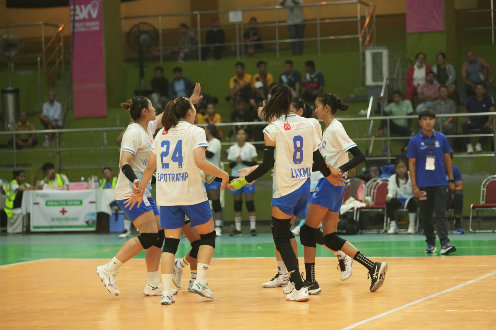 एभरेस्ट भलिबल लिग, पोखरा भलिबल, विदेशी खेलाडी फर्किंदै, नेपाल खेलकुद समाचार, फ्रेन्चाइज भलिबल नेपाल, कर्णाली यश्विस, ललितपुर क्विन्स, पोखरा निन्जाज, काठमाडौं स्पाइकर्स, मधेश युनाइटेड, लुम्बिनी लाभाज, नेपाल भलिबल लिग स्थगित, जेन-जी आन्दोलन