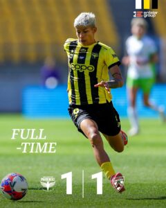 सावित्रा भण्डारी, साम्बा, Wellington Phoenix, Canberra United, A-League Women, साम्बाको डेब्यु, वेलिंगटन बराबरी, Nepali football news, महिला फुटबल, हाम्रो खेलकुद
