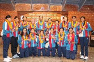 Nepali Women Volleyball Team, KAVA U19 Championship, Nepal Volleyball News, Nepal Sports, Volleyball Nepal 2025, U19 Women Volleyball Final 