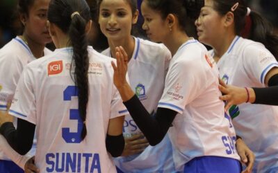 पोखरा निन्जाज, ललितपुर क्वीन्स, एभरेस्ट महिला भलिबल लिग २०२५, Kathmandu Volleyball, Nepal Women Volleyball League, Pokhara vs Lalitpur