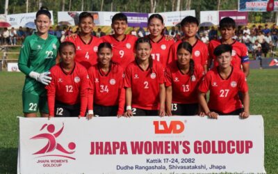 नेपाल पुलिस क्लब, झापा गोल्डकप, मिना देउवा, एपीएफ फुटबल क्लब, महिला फुटबल नेपाल, एलभीडी झापा गोल्डकप, पुलिस क्लब च्याम्पियन, नेपाली फुटबल समाचार