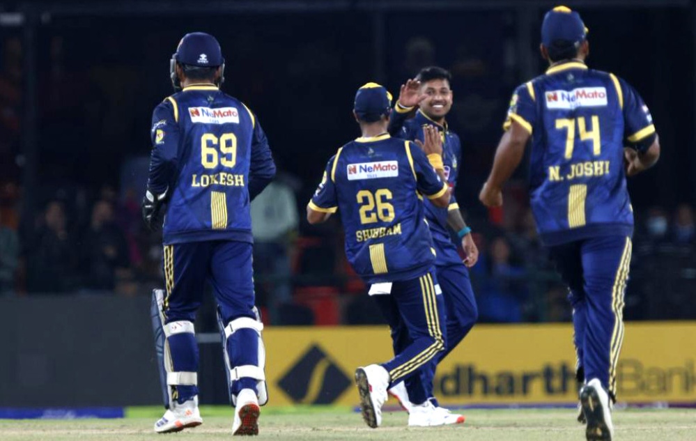 एनपीएल २०८२, विराटनगर किंग्स, पोखरा एभेन्जर्स, मार्टिन गप्टिल, लोकेश बम, सन्दीप लामिछाने, नेपाल प्रिमियर लिग, उच्च स्कोर, खेलकुद समाचार