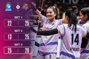 पोखरा निन्जाज, ललितपुर क्वीन्स, एभरेस्ट महिला भलिबल लिग २०२५, Kathmandu Volleyball, Nepal Women Volleyball League, Pokhara vs Lalitpur 