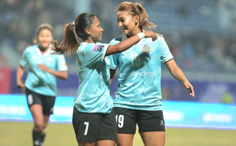 एपीएफ क्लब, साफ वुमेन्स क्लब च्याम्पियनसिप, नसरिन स्पोर्ट्स एकेडेमी, नेपाली महिला फुटबल, रश्मिकुमारी घिसिङ, मीना देउवा, दशरथ रंगशाला, SAFF Women’s Club Championship, Nepal Football News, Kathmandu Dainik Sports News